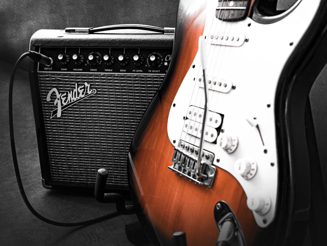 Black Fender amplifier