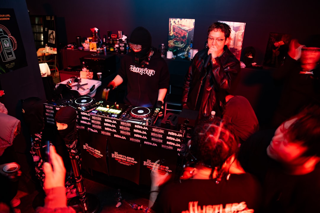 Dj performing for a crowd at a concert