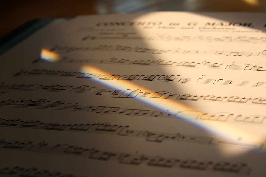 White music sheet